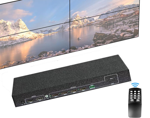 4K 30Hz 2x2 LCD Video Duvar Denetleyicisi Çoklu Monitör Splicing İşlemcisi