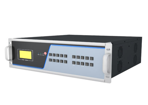 3840x2160 60hz ve Aşağı Doğru Uyumluluk Gelişmiş FPGA 88 Portlu 3.5 U Fiber KVM Matrisi