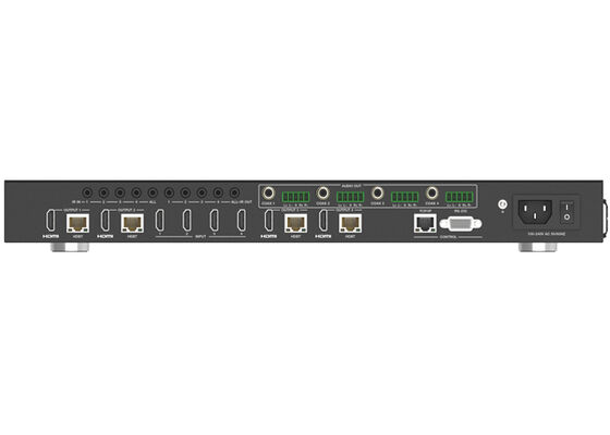 VINCAN 4x4 HDBaseT 4K604 ile HDMI Matrix Switcher:4:4Profesyonel AV dağıtım için PoC ve 4 Alıcı