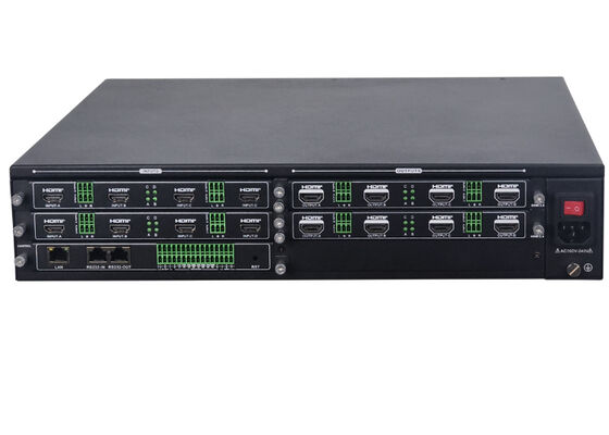 8x8 Modüler HDMI Görüntü Duvarı İşlemcisi 4K60 4:4:4, Görüntü Duvarı Denetleyicisi için 16 Pencere