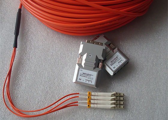 İletim için Çoklu Mod 4 Çekirdekli Dvi Aşırı Fiber Genişletici LC Fiber