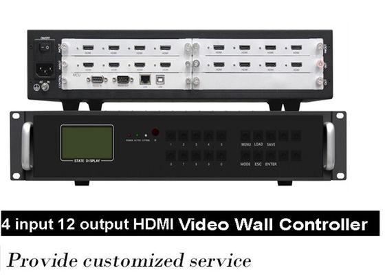 2x2 1x2 3x3 Multi Format LCD Video Duvar Kontrol Cihazı BNC Dişi Sistemler