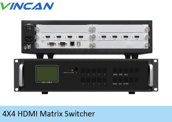 100VAC Video Duvar Denetleyicisi 4x4 HDMI, Matrix 3x3 TV Duvar Denetleyicisi