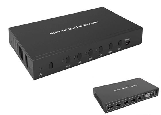 Sorunsuz Anahtarlama İşlevli Tam 1080P 3D 4k 60hz 4x1 Dörtlü Hdmi Çoklu Görüntüleyici