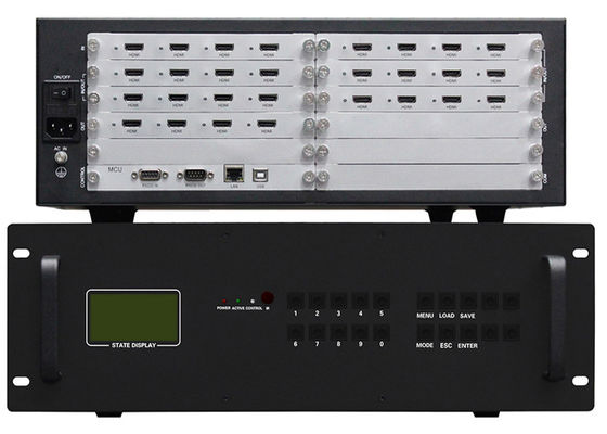 16 / 9 Ekran oranı 55 HDMI Video Duvar Kontrolörü 4k Ultra HD
