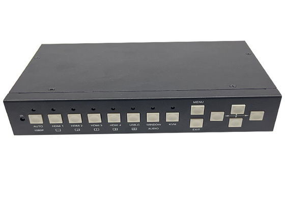 5x Girişler ve 2x Çıkışlar Multiview ve KVM Kontrolü ile Kesintisiz UHD Video Değiştiricisi