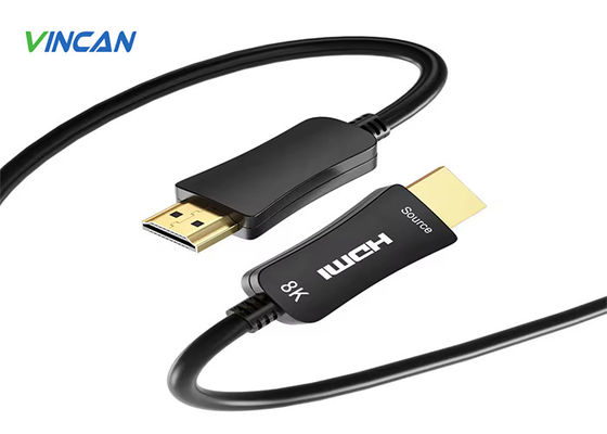 Uzun mesafe HDMI Fiber Optic Kablo. Kristal Açık 4K/8K Video İletişim.