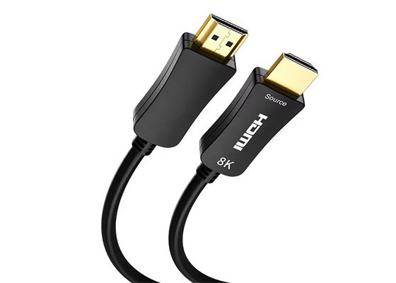 Aktif Optik HDMI Kablo Kurulumları için 4K, 3D ve HDR Destek ile Ultra Yüksek Hızlı HDMI Fiber Optik Kablo