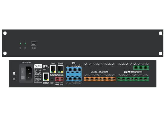 Ethernet Dante Ses Denetleyicisi 8 X XLR/TRS Kombo Jack ve ADI SHARC 21489 İşlemci