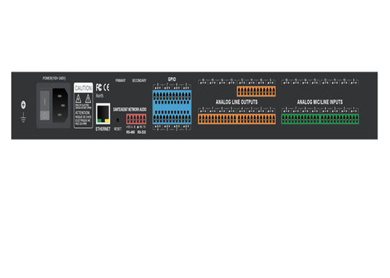 Ethernet Dante Ses Denetleyicisi 8 X XLR/TRS Kombo Jack ve ADI SHARC 21489 İşlemci