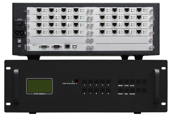 8K60 Video 16 In 16 Out Yüksek Kaliteli Video İşlemcisi 1x4 2X2 3X2 Video Duvar Kontrolörü