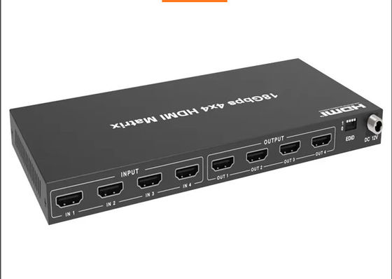 Ev Ses ve Video Ekipmanı için HDMI Kontrol Matrisi 1080P çözünürlüğüne kadar destekler