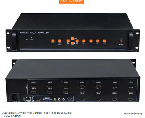 Kontrol Odası İşlemleri için Güçlü HDMI Video Duvar Kontrolörü