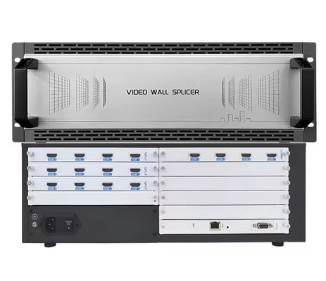 Profesyonel Tam 4K30hz 16 Kanal HDMI Video Duvar Denetleyicisi 12 In 4 Out LED LCD Video Duvar İşlemcisi