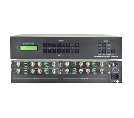 OEM ODM 4Kx2k 60Hz çıkış çözünürlüğüne kadar Video Matrix Switcher