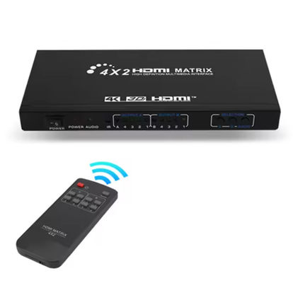 Yüksek çözünürlüklü HDMI Matrix Switcher HDCP2.2 Destek ve 4Kx2k 60Hz