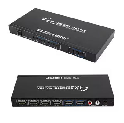 HDMI 4x4 hdmi1 4 matris anahtarı 4x2 4k hdr HDMI hdcp 2.2 matris anahtarı