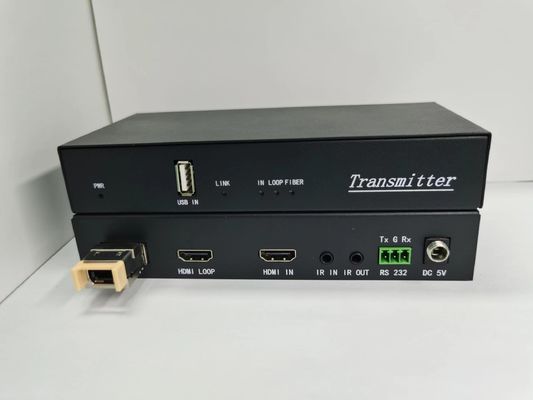 4K 60Hz MPO HDMI Optik Kablo IR Girdi/Giri 18Gbps Veri Hızı siyah