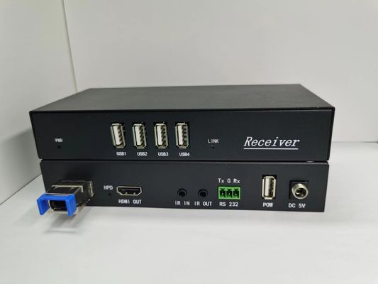 4K 60Hz MPO HDMI Optik Kablo IR Girdi/Giri 18Gbps Veri Hızı siyah