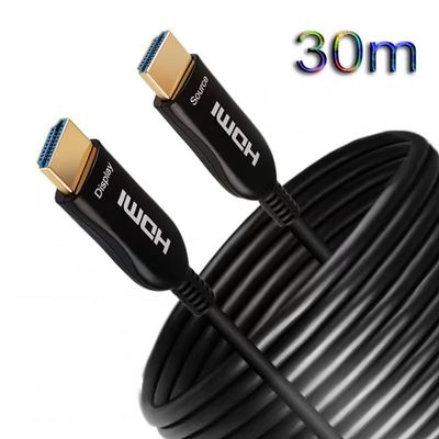 Uzun mesafe HDMI Fiber Optic Kablo. Kristal Açık 4K/8K Video İletişim.