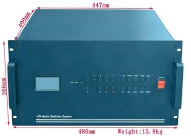 225MHz bant genişliği ve Ethernet kontrolü ile kolay erişilebilir Video Matrix Switcher