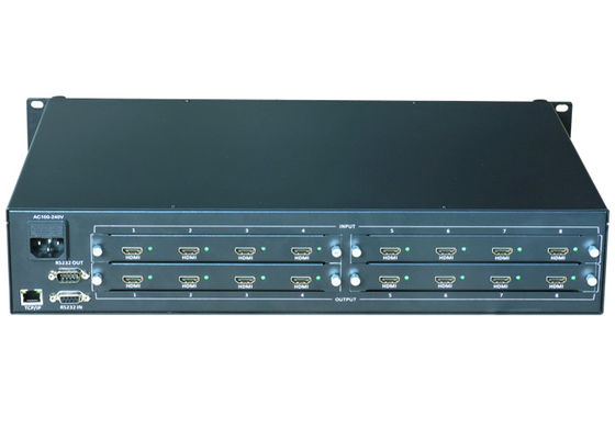 8x8 4x4 HDMI Matrix Switcher HDCP uyumlu Ethernet Kontrol Seçenekleri