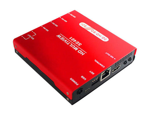 3G/HD/SD-SDI Quad Multiviewer ve Ses Meter Ekranı ile Değiştirici