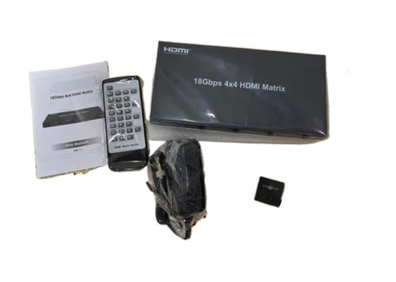 Çoklu Kontrol Seçenekleri ve 4K Çıkışları ile 4X4 HDMI Matrix Switcher