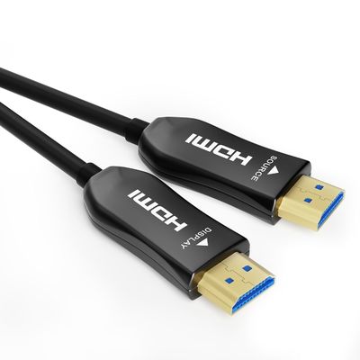 Ultra HD 4K HDMI Fiber Optic Kablosu 100m Uzunlukta, Istikrarlı ve Boşaltmadan