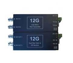Ultra-HD SDI Üzerine Fiber Genişletici - Sıfır Gecikme 12G SDI Genişletici
