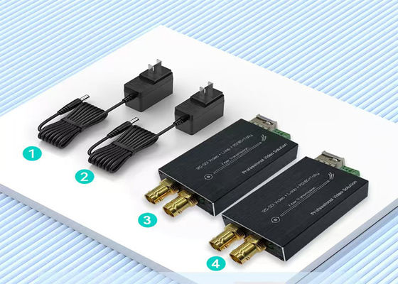 12G SDI Optik Video Genişletici. Yüksek Kaliteli 1080p Sinyali Optik Elyaf Üzerine.