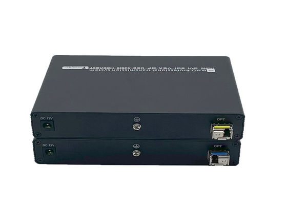 DVI Üzerine Fiber Extender. AV ve Güvenlik için Sabit, Yüksek Kararlı Video
