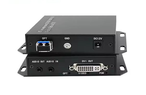 DVI Fiber Optic Extender 20km 1080p@60Hz iletim DVI-D çift bağlantı