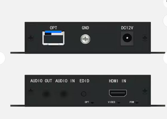 Sıkıştırılmamış 20km HD HDMI Fiber Optic Extender 1920x1200@60Hz Plug And Play