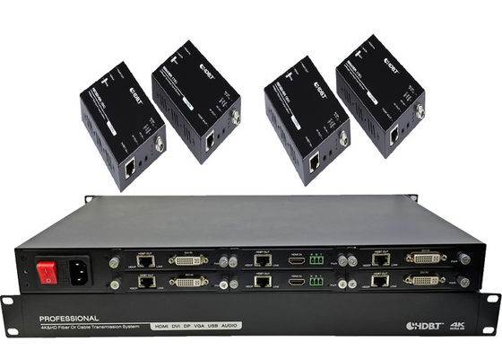 4K HDMI HDBaseT Göndericisi ve Alıcısı POC Gücü ile 6 port genişletici