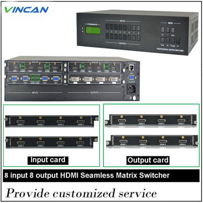 8 In 8 Out 22W HDMI Matrix Switcher Tam Dijital HDMI Sinyal Değiştirici