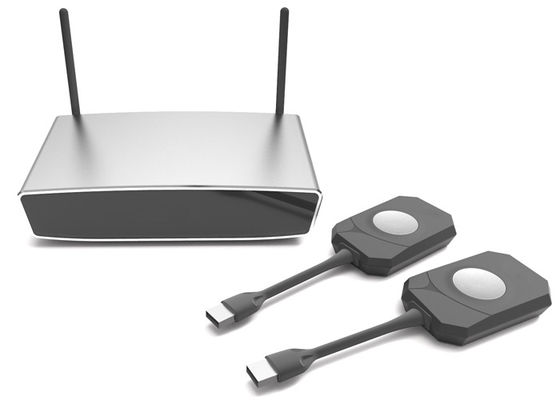 4K HDMI Kablosuz Ekran Adaptörü Dongle AES CCMP Şifreleme 12V DC Güç kaynağı
