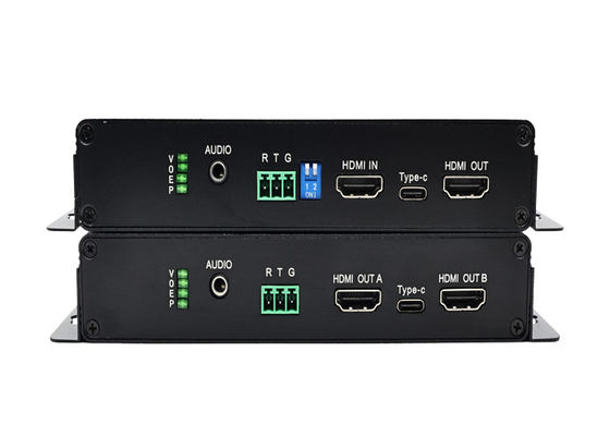 Ses gömülü 4K 60Hz HDMI Optik Genişletici HDMI 4K Genişletici Fiber üzerinden