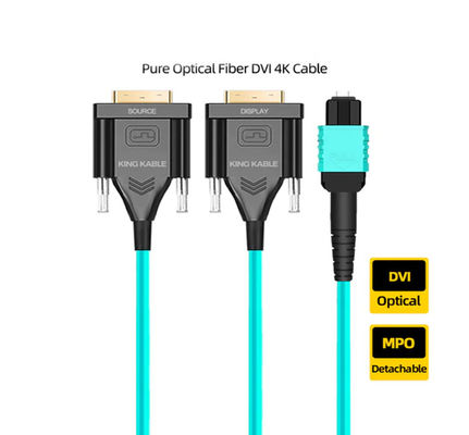 MPO Fiber Kablo DVI Standart Sinyal Port DP 1.4 Protokolü ile Uyumlu 4K Ultra HD Video Sistemini Destekler