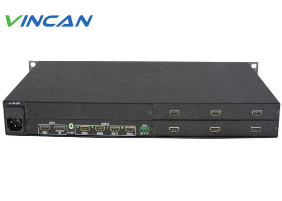 1x6 Video Duvar Kontrolörü HDMI Splitter. 6 TV Ekran Kuruluşu için LCD Duvar Kontrolörü.