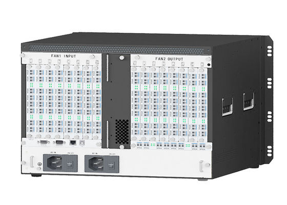 7 U 136 Port Fiber Kvm Verici ve Alıcı Düğüm Kvm Fiber Matris