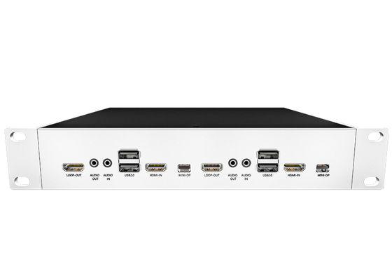 Modüler Fiber KVM Matrix TX/RX düğümü 4K604 ile:44 Çıkış, SFP ve Video Duvar Kartı Uyumlu Fiber KVM Değiştiricisi