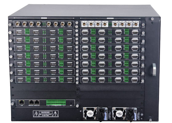 40x40 Modüler HDMI Video Duvar İşlemcisi, 4K60 4:4:4 ve Video Duvar Matris Denetleyici Sistemleri için 16 Pencere Görüntülü