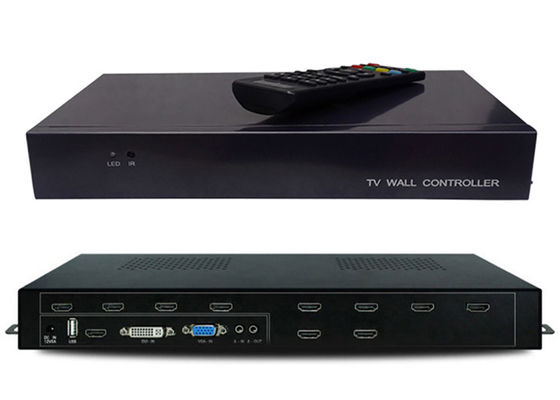 HDMI 1 In 9 Out 1080P VGA Video Duvar İşlemcisi 2x2 3X3 3x2 4x2