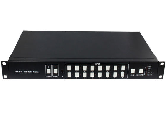 Dörtlü RS232 16x1 HDMI MultiViewer Sorunsuz Anahtarlayıcı ESD Koruması