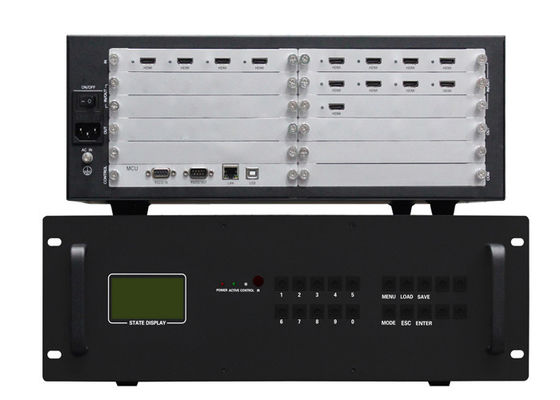3.5U Muhafazalı 4 In 9 Out 3x3 2x2 HDMI Video Duvar Denetleyicisi