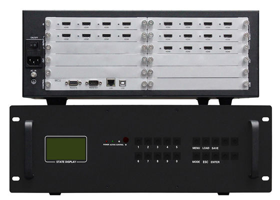 HDMI 1920*1200 60HZ Video Duvar İşlemcisi 8 Kanal Girişi 12 Kanal Çıkışı