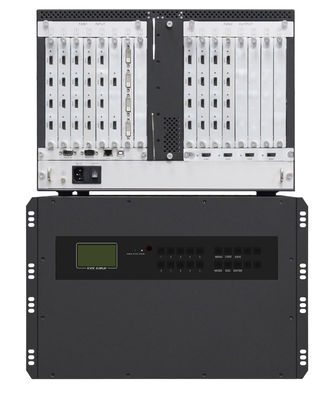 7U 4x4 3x5 3x4 2x2 3x3 DVI VGA SDI HDMI Video Duvar Denetleyicisi 16 Kanal Çıkış 18 Kanal Giriş