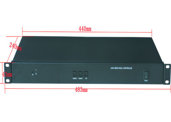 Çoklu Monitörler Çok Açılı HDMI Video Duvar Denetleyicisi HD15 Arayüzü