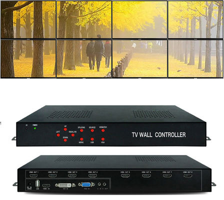 2x2 3x3 LCD Video Wall görüntüler Kontrolör sistemleri